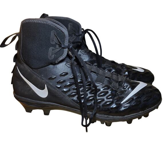 Nike Force Savage Varsity 2 Mid Football Cleats Size 11.5 Black Mens Aq8155001 main image 8